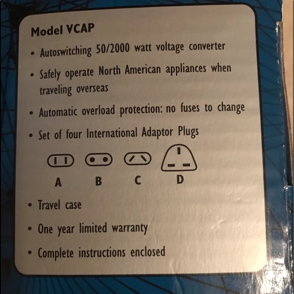 Voltage Valet Watt Converter Kit 50/2000. - Picture 7 of 8